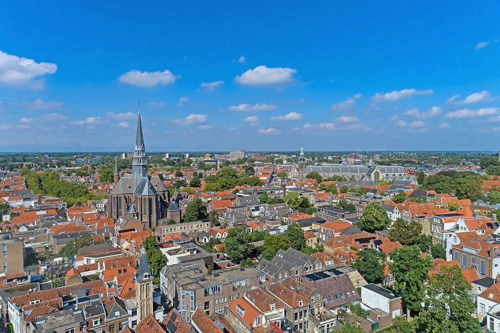 Gouda: Gouda Gouwekerk DJI 0307