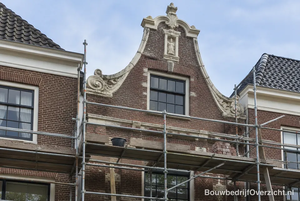 Restauratie van een historische gevel